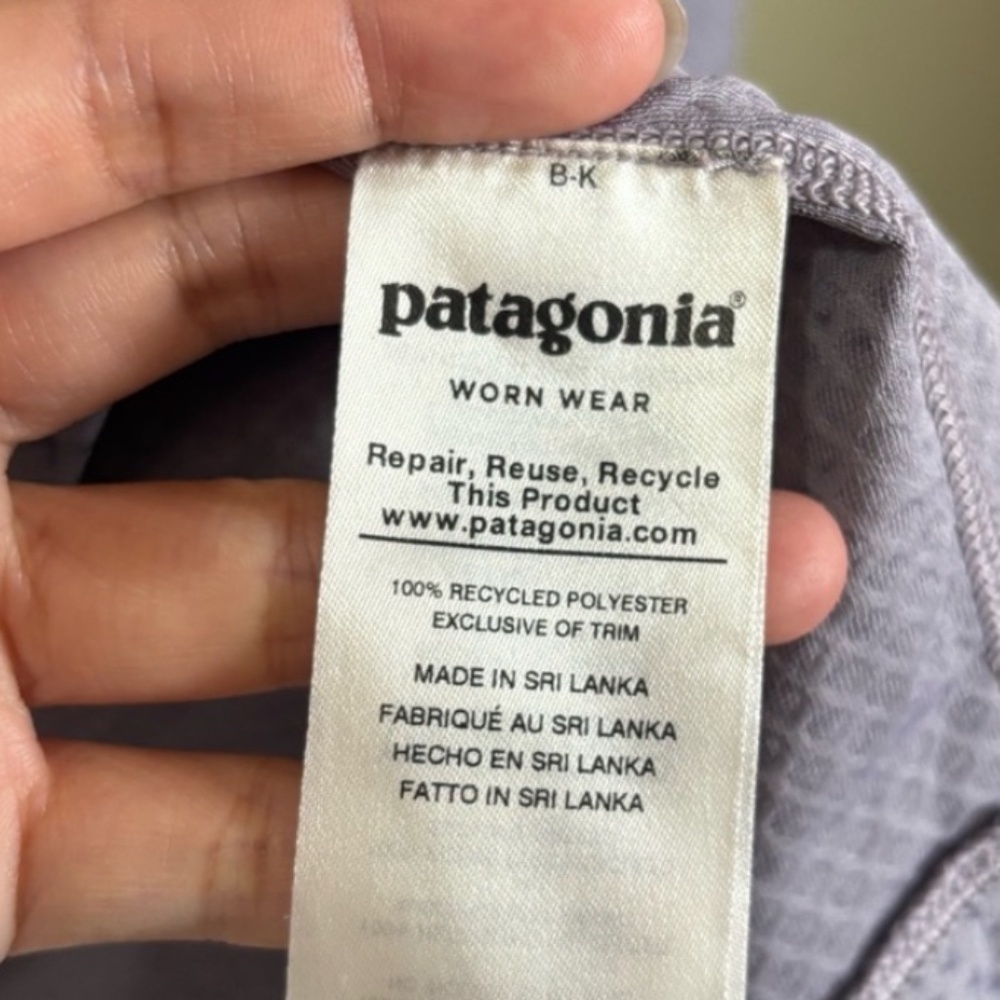 🌸Grey Patagonia Capilene Midweight Base Layer L - Picture 4 of 6